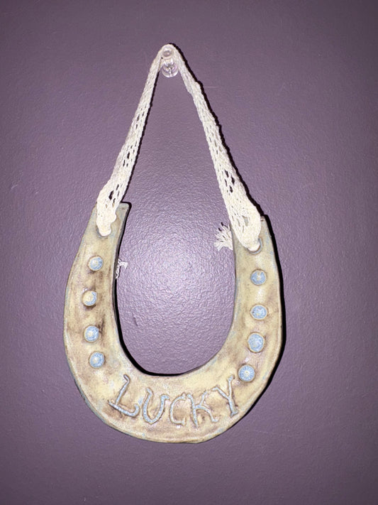 Lucky Horseshoe Wall Ornament