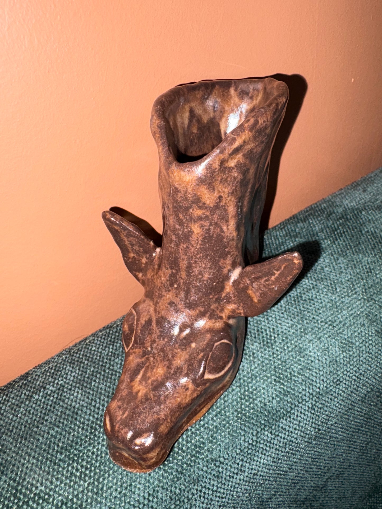 Horse Boot Vase