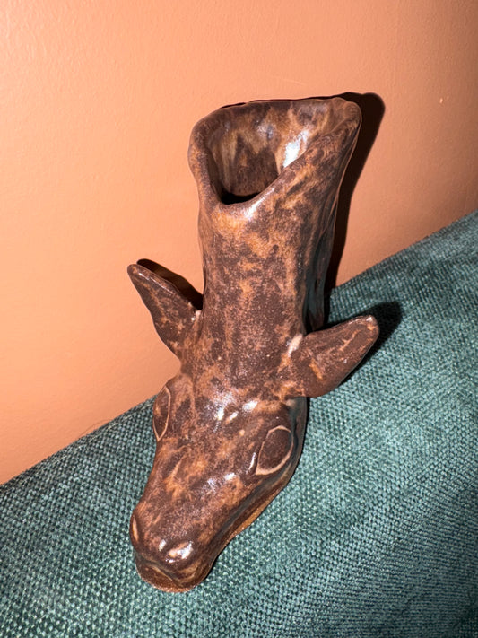 Horse Boot Vase
