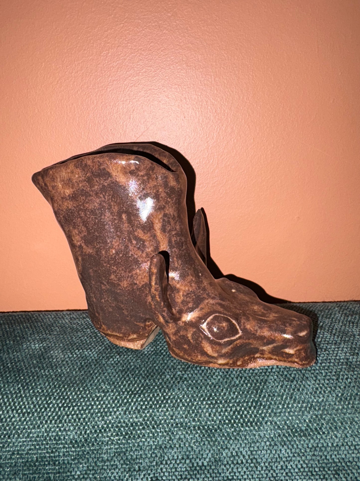 Horse Boot Vase