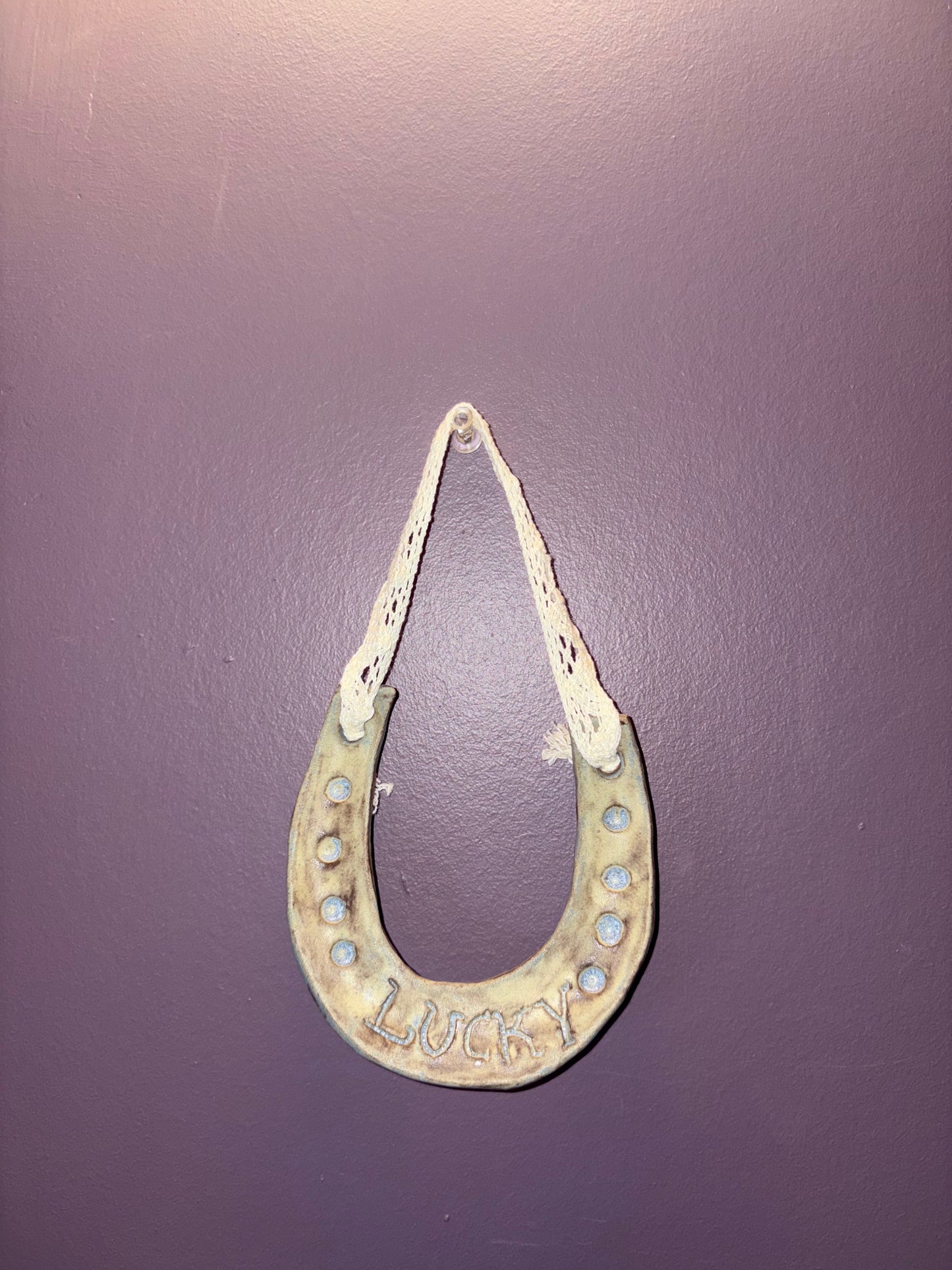 Lucky Horseshoe Wall Ornament